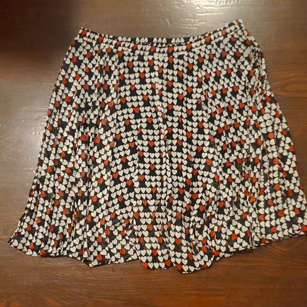 Maison Jules Heart Skirt